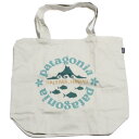 【期間限定ポイント10倍】パタゴニア クラシック サークル キャンバス バッグ ハレイワ ハワイ FA15 PATAGONIA MARKET TOTE BAG HAWAII GT 魚 パタロハ エコ トート