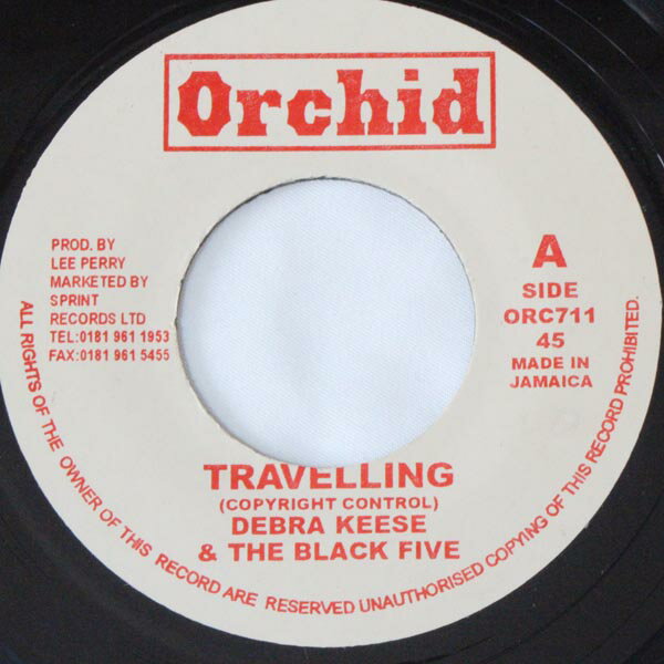 DEBRA KEESE TRAVELLING UPSETTERS アップセッターズ 7インチ レゲエ ボーカル ルーツ ダブ ステッパー リー ペリー ROOTS DUB レコード