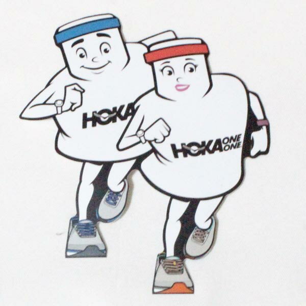 樂天商城 - 希少 ホカ オネオネ ステッカー HOKA ONE ONE STICKER 走る マシュマロ 男 女 正面 非売品 キャンペーン シール デカール ネコポス 新品