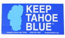 【期間限定ポイント3倍】訳有 キープ タホ ブルー ステッカー B KEEP TAHOE BLUE STICKER アウトドア キャンプ ギア カスタム シール デコ LAKE レイク 湖 アメリカ