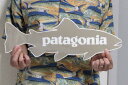 ワケアリ 激レア! パタゴニア 特大 トラウト ステッカー 茶系 PATAGONIA BIG TROUT STICKER 新品 ブラウン系 デカール シール 正規品 即納 訳有り