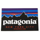 パタゴニア ニューヨーク シティ ステッカー PATAGONIA NEW YORK CITY NYC STICKER 新品 フィッツロイ ご当地 アメリカ USA NY シール 店舗限定 正規品 即納