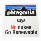 【期間限定ポイント10倍】訳あり パタゴニア ノー ヌークス キャンペーン ステッカー Patagonia SAYS NO NUKES 核 原発 シール デカール 非売品 稀少 ネコポス 同梱可 新品