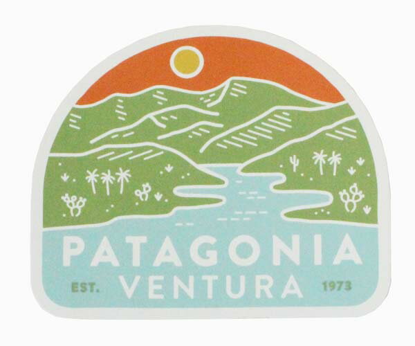 樂天商城 - 【マニア・コレクター】パタゴニア ステッカー ベンチュラ カリフォルニア スペシャル PATAGONIA VENTURA CA STICKER シール アメリカ 店舗 限定 USA 非売品 海外
