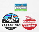 【マニア・コレクター】訳あり パタゴニア ステッカー 3種セット PATAGONIA 飛魚 トライデントフィッシュ 2009 フィッツロイ スコープ プロビジョ...