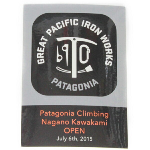 樂天商城 - 【マニア・コレクター】訳有 パタゴニア ステッカー クライミング 長野 川上 オープン記念 PATAGONIA NAGANO STICKER 2015 店舗限定 閉店 コレクション シール