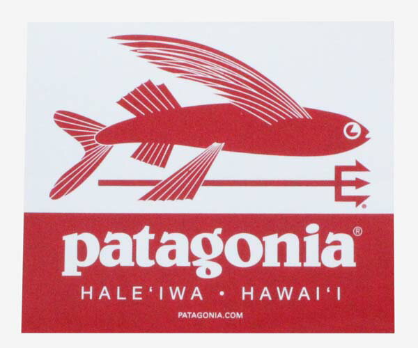 樂天商城 - 【マニア・コレクター】パタゴニア ステッカー ハレイワ ハワイ トライデントフィッシュ A PATAGONIA HALEIWA HAWAII STICKER アメリカ 海外 USA 店舗限定 飛魚