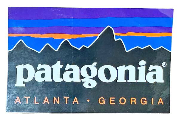 Rakuten - 【マニア・コレクター】訳有 パタゴニア ステッカー アトランタ ジョージア 一列 PATAGONIA ATLANTA FITZROY アメリカ 店舗 限定 フィッツロイ シール 海外 紙製