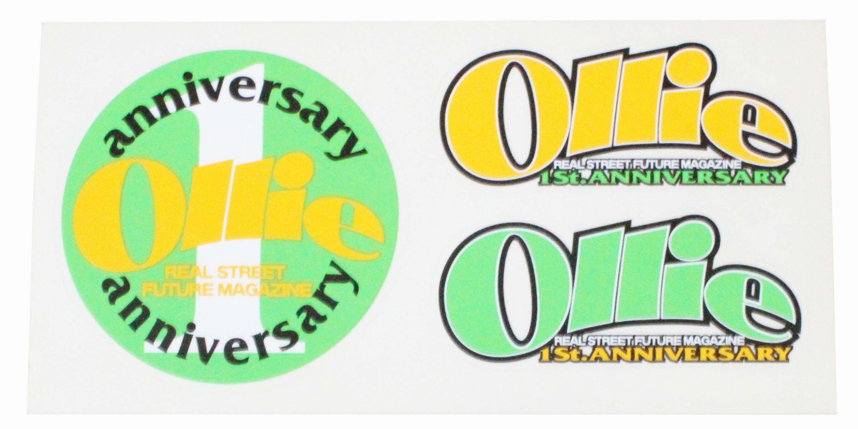 【期間限定ポイント10倍】訳有 オーリー 1周年 記念 ステッカー シート Ollie STICKER A 雑誌 マガジン..