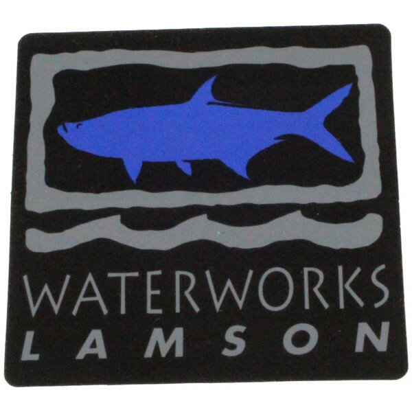 ウォーターワークス ラムソン ターポン ステッカー WATERWORKS LAMSON TARPON シール ネコポス 同梱可 アメリカ フライフィッシング 魚 新品