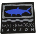 【期間限定ポイント3倍】ウォーターワークス ラムソン ターポン ステッカー WATERWORKS LAMSON TARPON シール ネコポス 同梱可 アメリカ フライフィッシング 魚 新品