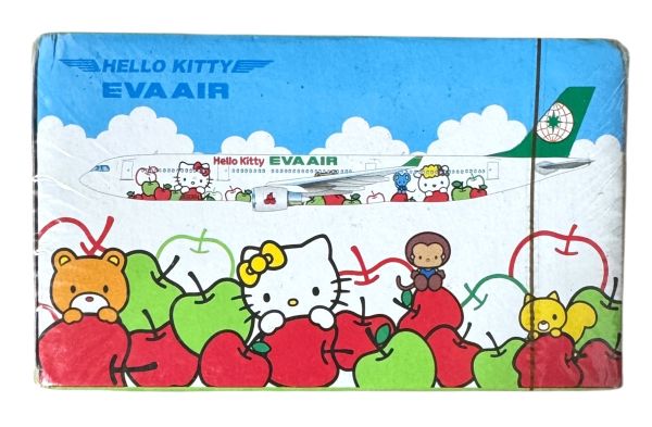 エバー航空 × サンリオ トランプ ハロー キティ EVA AIR TRUMP 航空機 HELLO KITTY SANRIO ノベルティ コラボ シール コレクション 新品