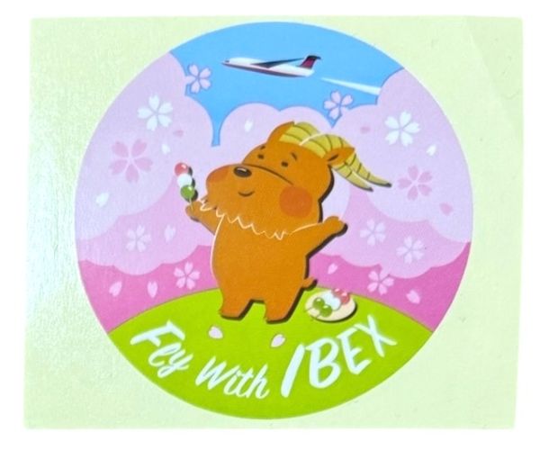 【期間限定ポイント3倍】アイベックス エアラインズ ステッカー 桜 IBEX AIRLINES STICKER ANA 航空機 旅行 ボンバルディア CRJ シール デコ コレクション 新品
