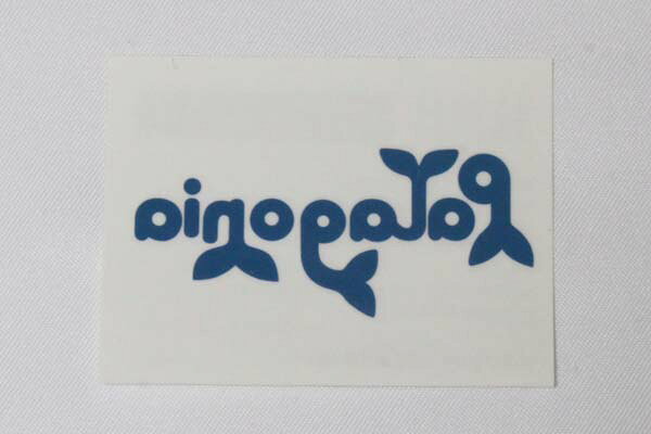 【期間限定ポイント10倍】パタゴニア ロゴ タトゥー シール 青 PATAGONIA TATOO STICKER 新品 ステッカー ブルー 正規品 即納