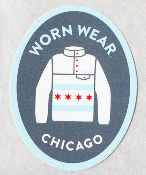 樂天商城 - 【期間限定ポイント10倍】【マニア・コレクター】パタゴニア ウォーン ウェア キャンペーン ステッカー スナップT シカゴ Ver Patagonia WORN WEAR CHICAGO シール 非売品 修理 海外 新品