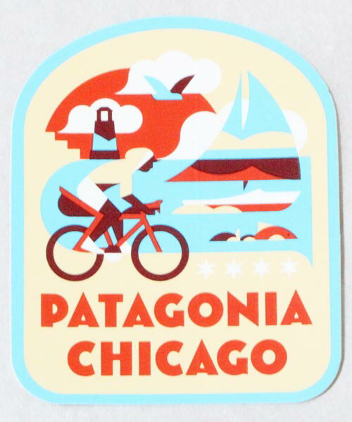 樂天商城 - 【マニア・コレクター】パタゴニア ステッカー シカゴ イリノイ スペシャル Patagonia CHICAGO ILLINOIS シール 非売品 アメリカ 店舗 限定 海外 コレクション USA
