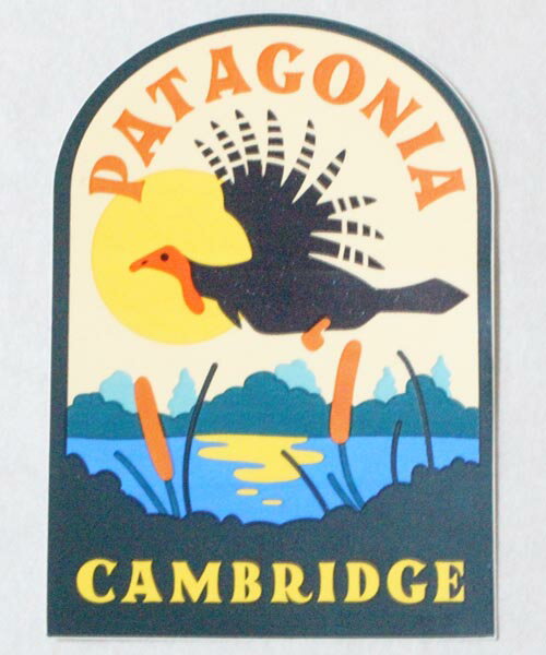 樂天商城 - 【マニア・コレクター】パタゴニア ステッカー ケンブリッジ マサチューセッツ スペシャル 鳥 Patagonia CAMBRIDGED シール 非売品 アメリカ 店舗 限定 海外 USA