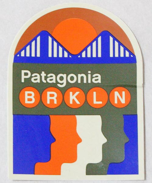 樂天商城 - 【マニア・コレクター】訳有 パタゴニア ステッカー ブルックリン ニューヨーク スペシャル Patagonia BROOKLYN BRKLN NYC シール 非売品 アメリカ 店舗 限定 海外