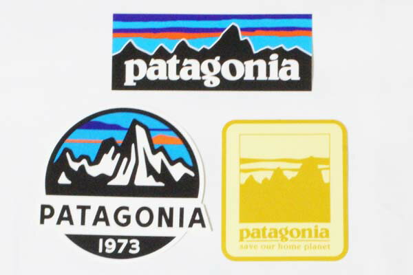 【期間限定ポイント5倍】訳あり パタゴニア ステッカー 光沢 3種セット PATAGONIA フィッツロイスコープ P-6 アルパイン アイコン 山 環境保護 FITZROY シール SET