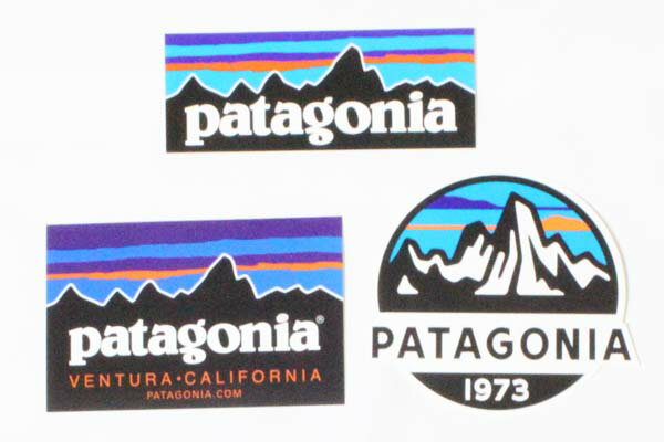 【期間限定ポイント5倍】訳あり パタゴニア ステッカー 光沢 3種セット PATAGONIA ベンチュラ フィッツロイスコープ P-6 FITZROY VENTURA アメリカ 本店 シール SET