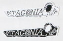 【期間限定ポイント10倍】訳あり パタゴニア ステッカー キープオンピトン 白 黒 2種セット PATAGONIA STICKERS SET キャンプ ギア カスタム デコ シール ネコポス