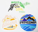 訳あり パタゴニア ステッカー 光沢 3種セット PATAGONIA フィッツロイ ライツ オイル 大麻 ヘンプ セイムオーシャン 動物 シール 新品(4)