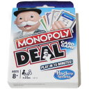 【本日限定ポイント5倍】モノポリー ディール ハスブロ社 アメリカ製 MONOPOLY DEAL HASBRO MADE IN USA カードゲーム CARD GAME 海外版 新品 即納