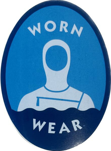 樂天商城 - 希少 パタゴニア ウォーン ウェア キャンペーン ステッカー ウェットスーツ 2018 Ver Patagonia WORN WEAR シール 非売品 修理 FIX 新品