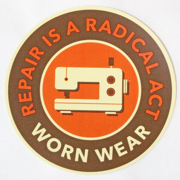 【期間限定ポイント10倍】パタゴニア ウォーン ウェア キャンペーン ステッカー ミシン 茶 Patagonia W..