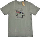 パタゴニア 訳あり 海外限定 パタゴニア フィッツロイ サーフバン LW コットン Tシャツ サンタクルズ PATAGONIA FITZ ROY SURF VAN SANTA CRUZ TEE FEA