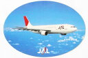 希少 JAL A300-600R ステッカー 日本航空 エアバス AIRBUS STICKER 退役 リタイア 飛行機 ジェット 旅客機 シール デカール ネコ...