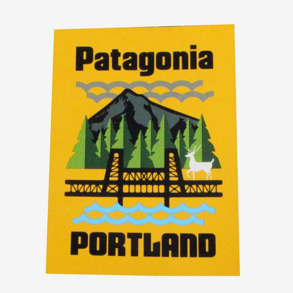 【期間限定ポイント10倍】パタゴニア ステッカー ポートランド スペシャル PATAGONIA PORTLAND オレゴン シール ネコポス 同梱可 アメリカ 店舗限定 USA 非売品 1