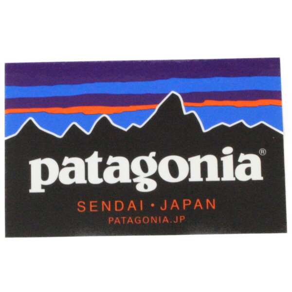 【期間限定ポイント10倍】パタゴニア ステッカー 仙台 ジャパン PATAGONIA SENDAI JAPAN 光沢 東北 店 店舗 ご当地 FITZROY フィッツロイ シール デカール 新品 1