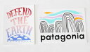 【期間限定ポイント10倍】訳あり パタゴニア ステッカー 2種セット PATAGONIA STICKERS SET フィッツロイ ボルダーズ ディフェンドジアー...