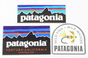【期間限定ポイント10倍】訳あり パタゴニア ステッカー 光沢 3種セット PATAGONIA フィッツロイ ベンチュラ P6 ソフトハックル 毛針 フライ シ...