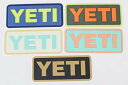 【期間限定ポイント10倍】イエティ ロゴ ステッカー 5色セット YETI LOGO STICKER E シール デカール クーラー タンブラー アウトドア デコ カスタム ネコポス 新品