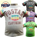 【199円均一】POSTAR ポスター レインボーグラデーションプリントTシャツ 男の子 ボーイズ 女の子 ガールズ ベビー アメカジ キッズ 子供服 Tシャツ 半袖 プリント グラデ グラデーション 「1921-06」