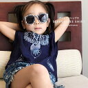 ノースリーブトップス キッズ 子供服 ボヘミアンTシャツ ボヘミアントップス カットソー タンクトップ 女の子 布帛 刺繍入りトップス ジュニア 夏物 夏服 1...