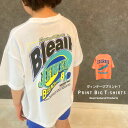 キッズ Tシャツ 子供服 半袖Tシャツ ビッグシルエット BIG プリント 男の子 女の子 ロゴ ペイズリー ヴィンテージ ビンテージ ジュニア カジュアル ロック ストリート 110cm 120cm 130cm 140cm 150cm 160cm「123-02」