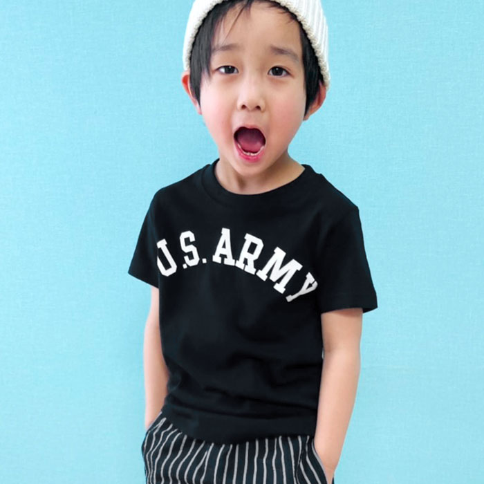 迷彩総柄星プリントVネックTシャツ子供服キッズ男の子ボーイズティーシャツ半袖tシャツ韓国子供服ジュニアトップスカットソー110cm120cm130cm140cm150cm160cmTC天竺「128-00」