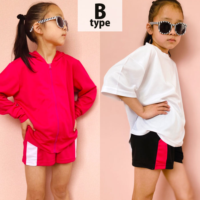 【ZI-ONtimes;メール便送料無料】キッズパンツショートパンツ短パンハーフパンツ子供服男の子女の子ボーイズガールズ切替えライン吸汗速乾メッシュジャージジュニアカジュアルスポーツ110cm120cm130cm140cm150cm160cm「531-03.04」