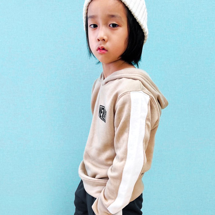 【ZI-ONtimes;送料無料】キッズパーカートップスプルオーバー子供服長袖男の子女の子ボーイズガールズ無地ワンポイントロゴネブサーフNEVSURFジュニアカジュアル110cm120cm130cm140cm150cm160cm「N41-12.13」