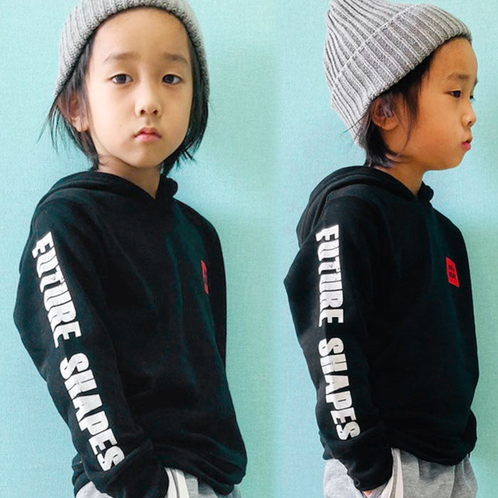 【ZI-ONtimes;送料無料】キッズパーカートップスプルオーバー子供服長袖男の子女の子ボーイズガールズ無地ワンポイントロゴネブサーフNEVSURFジュニアカジュアル110cm120cm130cm140cm150cm160cm「N41-12.13」