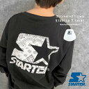 STARTERビッグロンT スターター 長袖Tシャツ キッズ 子供服 男の子 女の子 USAコットン 綿100% バックプリント 刺繍 BIGシルエット ビッグ ビック ブランド 秋物 秋服 ジュニア 韓国子供服 110cm 120cm 130cm 140cm 150cm 160cm「STA43-01」