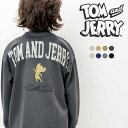トム&ジェリートレーナー キッズ 男の子 女の子 子供服 ジャージ スウェット スエット BIGシルエット ビッグ ビック トムジェリ トムとジェリー タフィー...