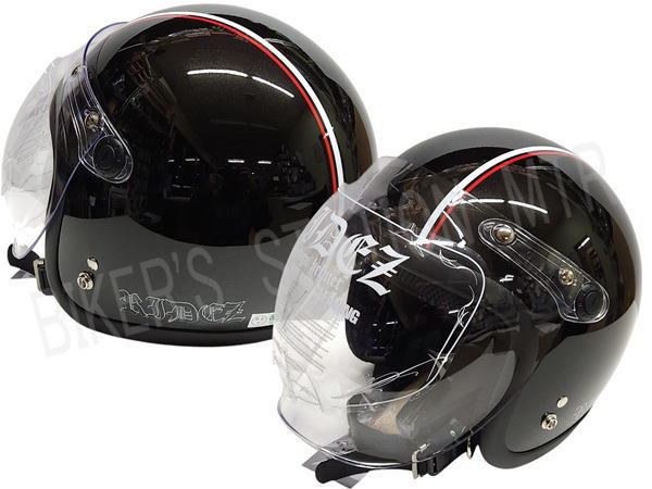 楽天市場】ridez knuckle head シールド付き ジェットヘルメット bull