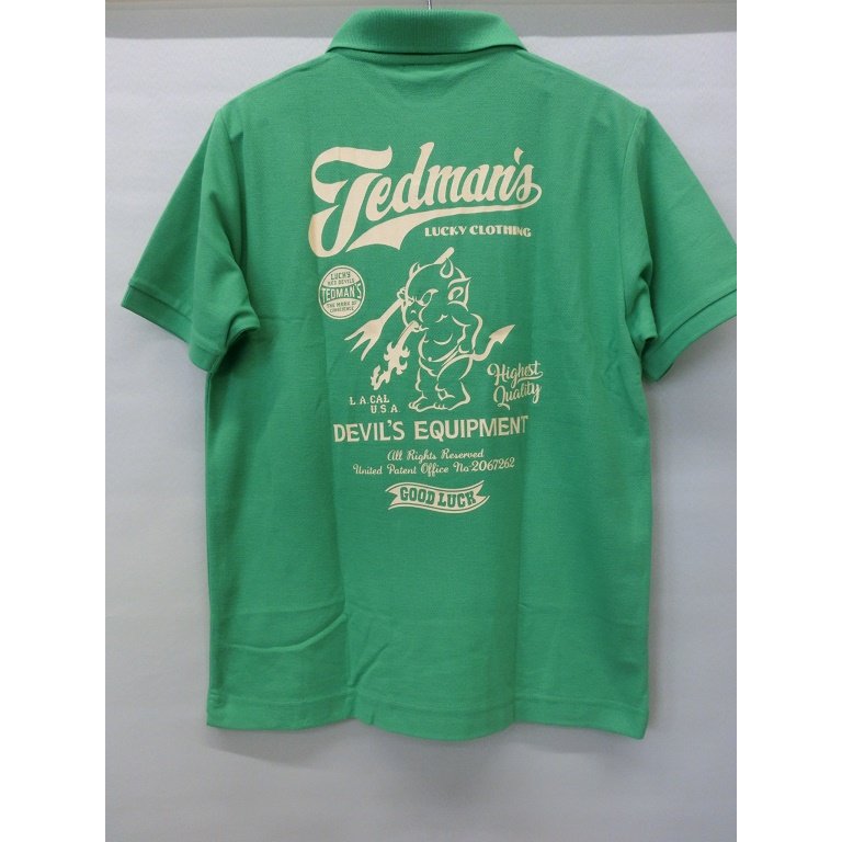 TEDMAN テッドマン ポロシャツ ドライポロシャツ TSPS-137D エフ商会 グリーン 管理N