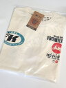 KAMINARI カミナリモータース KMT-250 コットンTシャツ オフホワイト スーパーカブ Tシャツ 半袖 エフ商会 管理N(2)