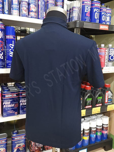 MACTOOL'S マックツール 4.7 オンス ドライカノコ ポロシャツ ネイビー シンプルなロゴデザインTシャツ 管理N