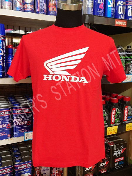 Rakuten - HONDA ホンダ 純正 ウイングTシャツ レッド コットンTシャツ バイクTシャツ 管理N